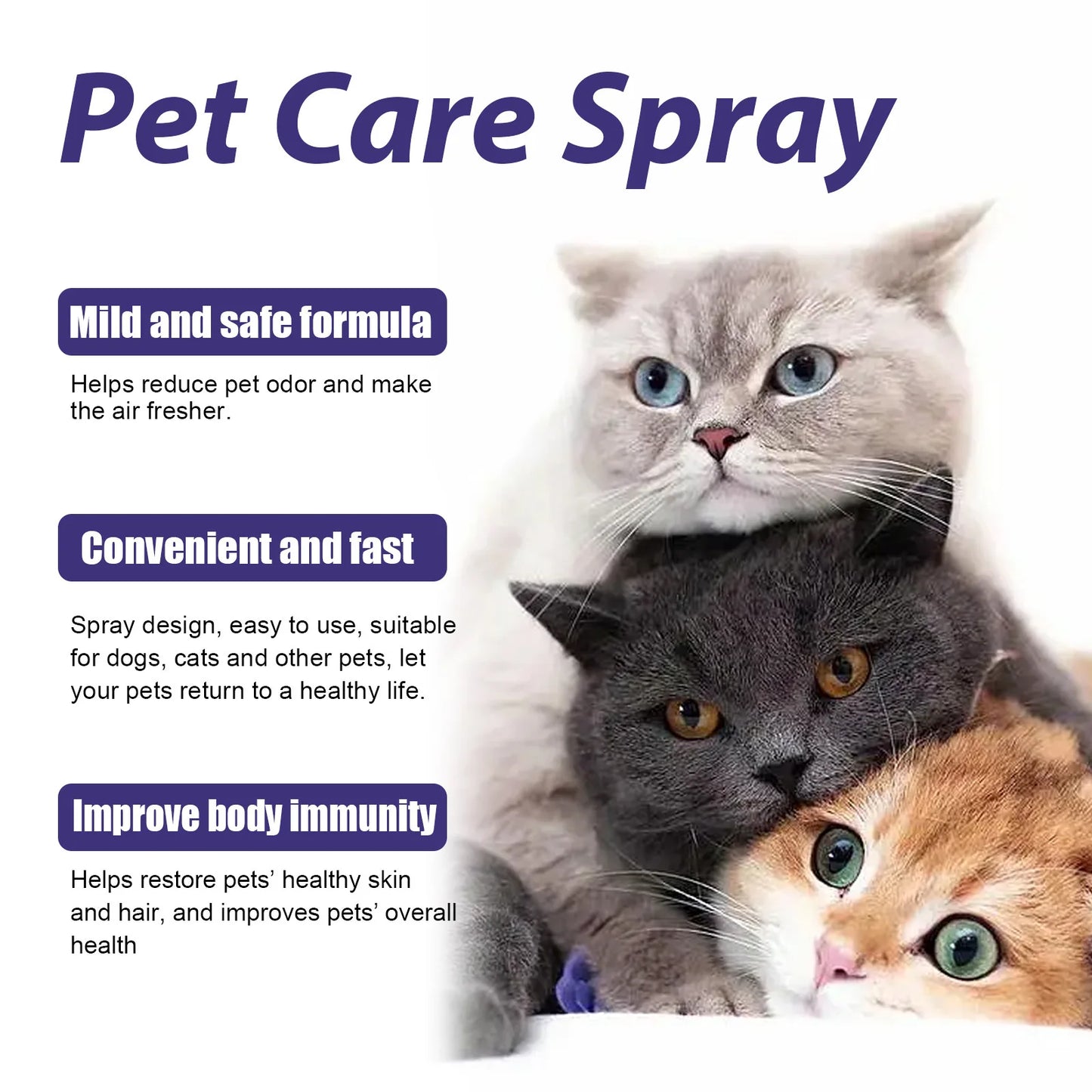 Yegbong 60ml Pet Wound Care Spray Cats Dogs