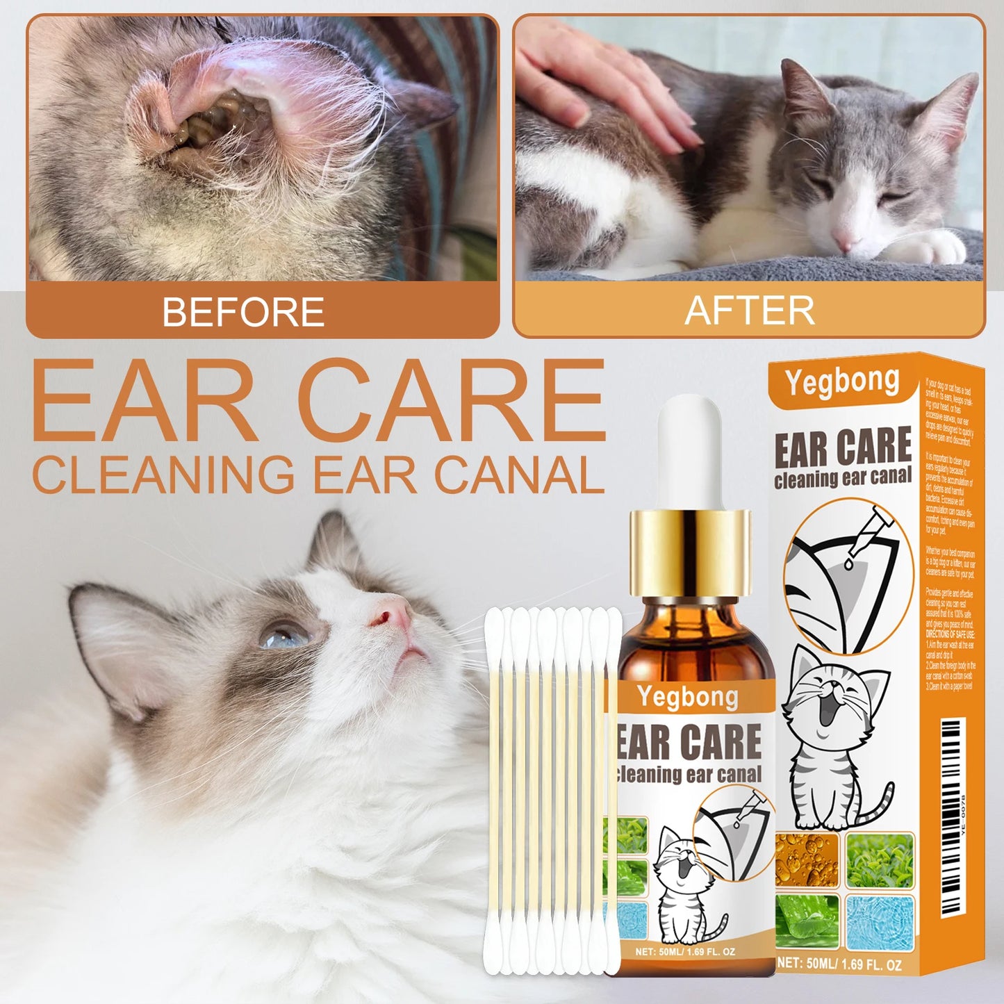 Cat and Dog Ear Mite Removal