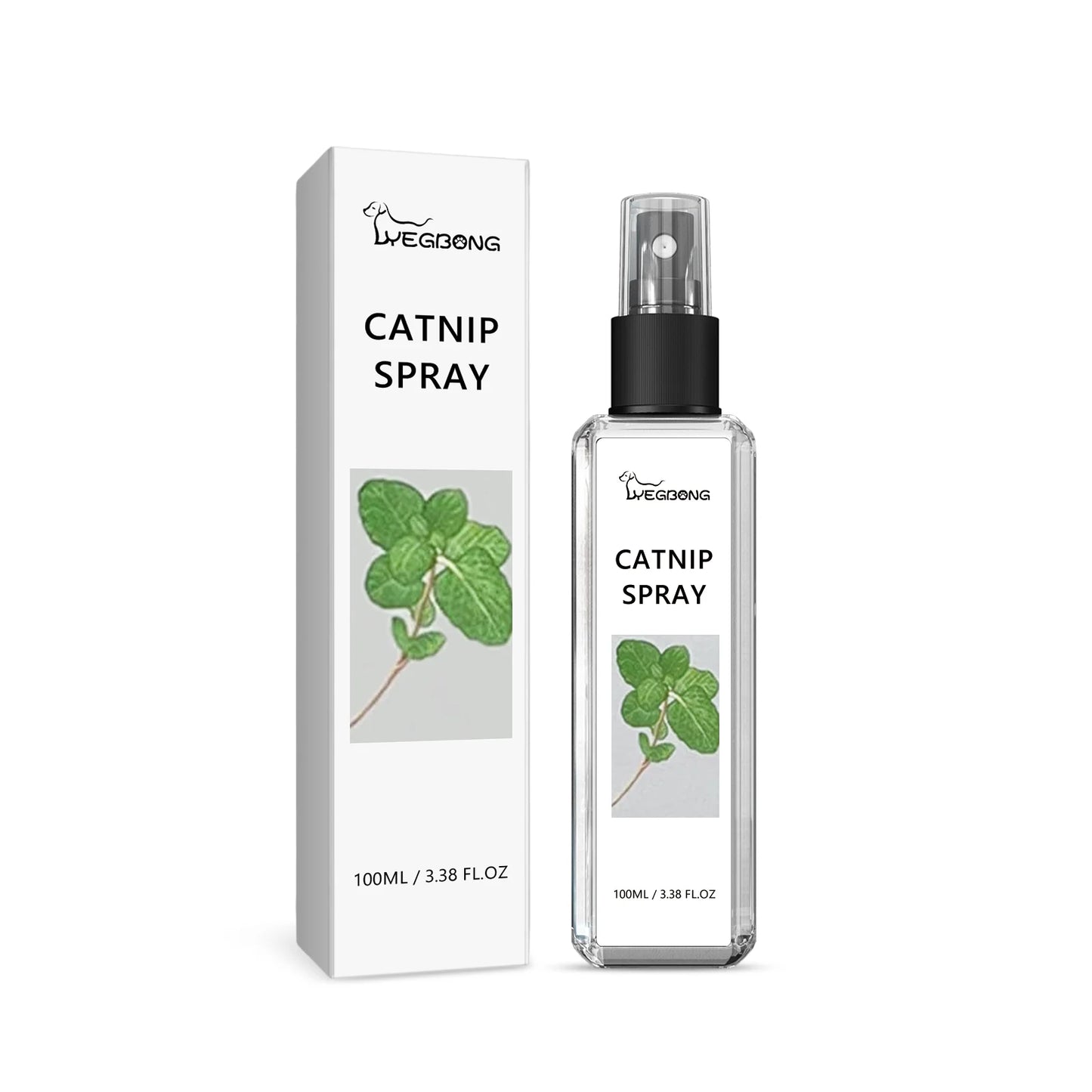 Yegbong Cat Catnip Spray Relieve Stress Long Lasting Anti Anxiety Health Care Sooth Mood Comfort Enhance Vitality Pet Calm Spray