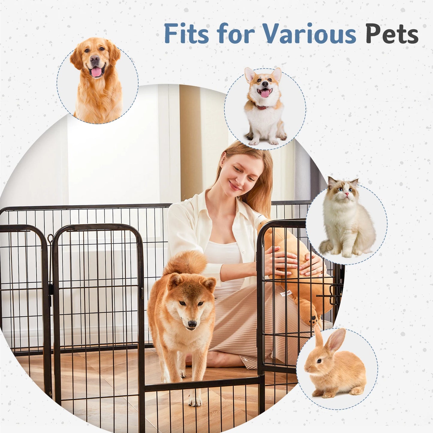 16 Panel Dog Playpen