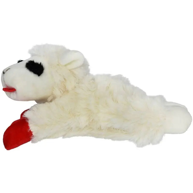 Mini Lamb Chop Dog Toy Plush Squeaky Soft Chew