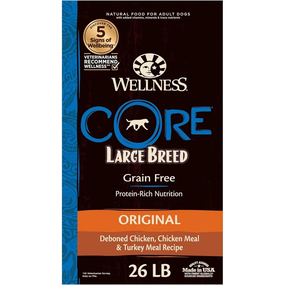 CORE Grain-Free High-Protein Large Breed Adult Dry Dog Food,