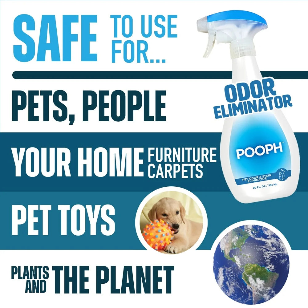 3 Pack Pet Odor Eliminator Spray 20 oz