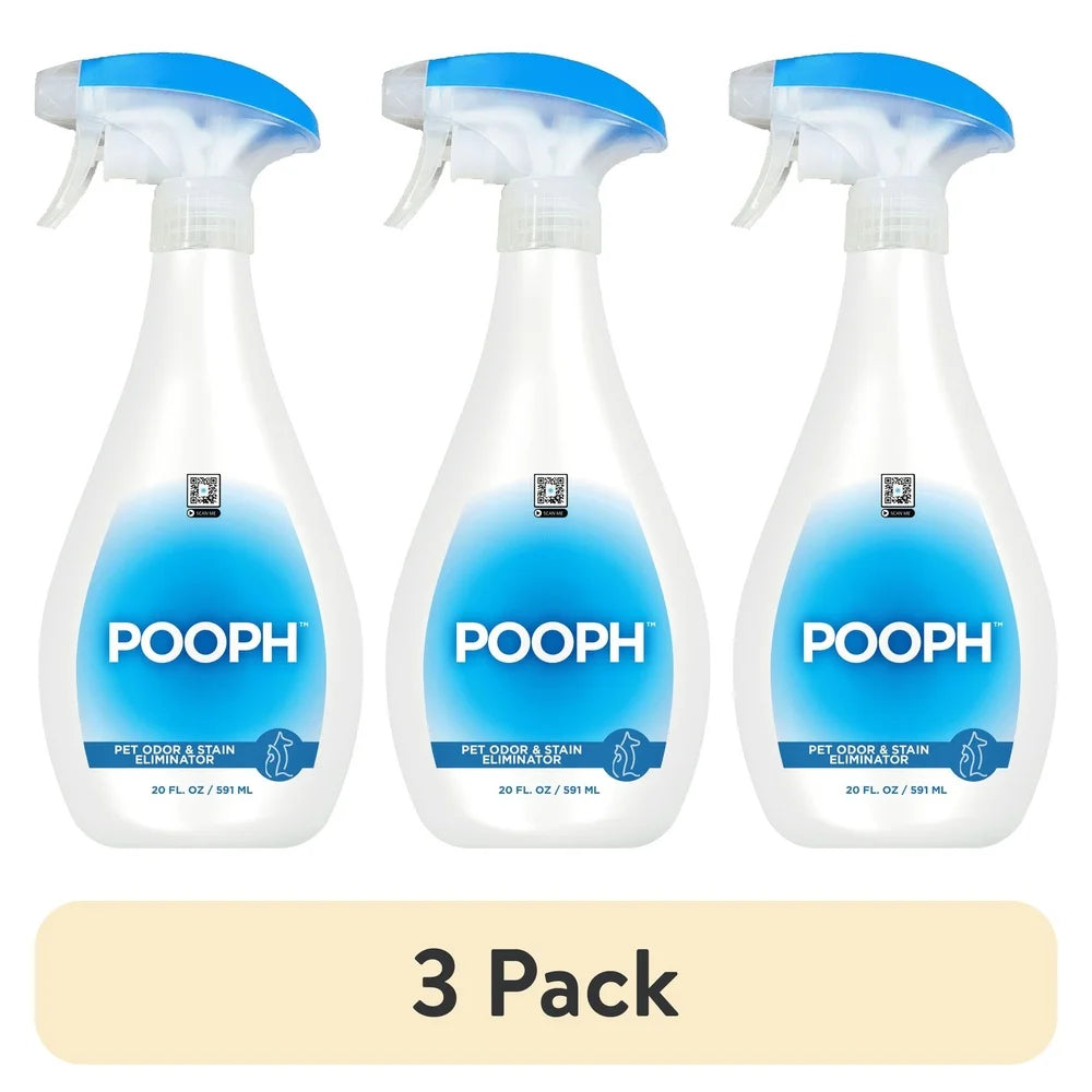 3 Pack Pet Odor Eliminator Spray 20 oz