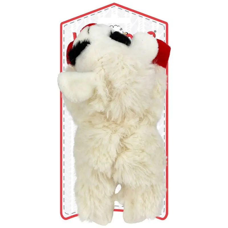 Mini Lamb Chop Dog Toy Plush Squeaky Soft Chew