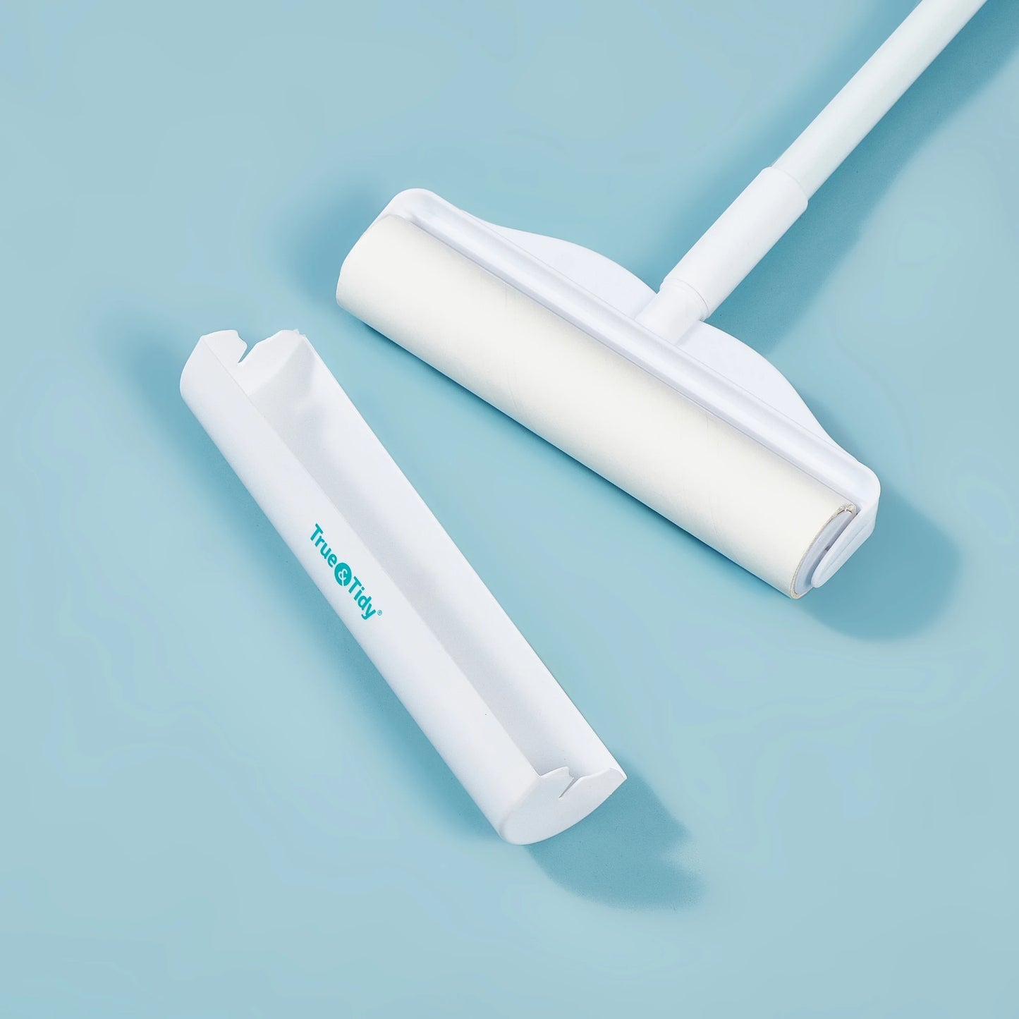 48 Inch Long Handle Lint Roller Set with Two Refills,