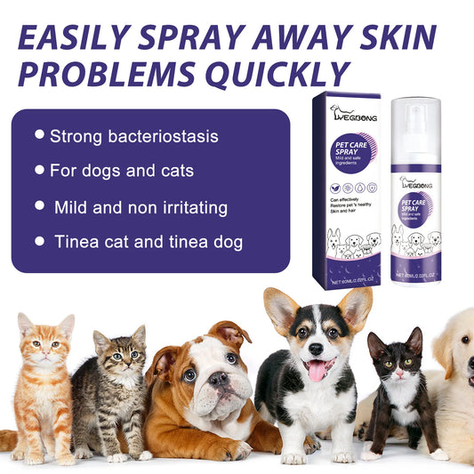 Yegbong 60ml Pet Wound Care Spray Cats Dogs