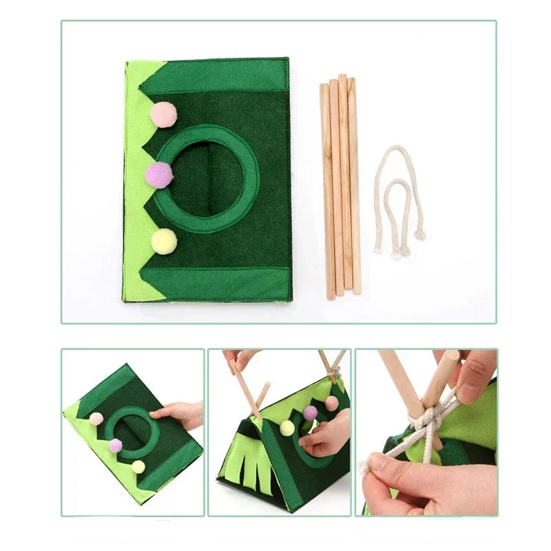 Small Pet Nest Felt Tent