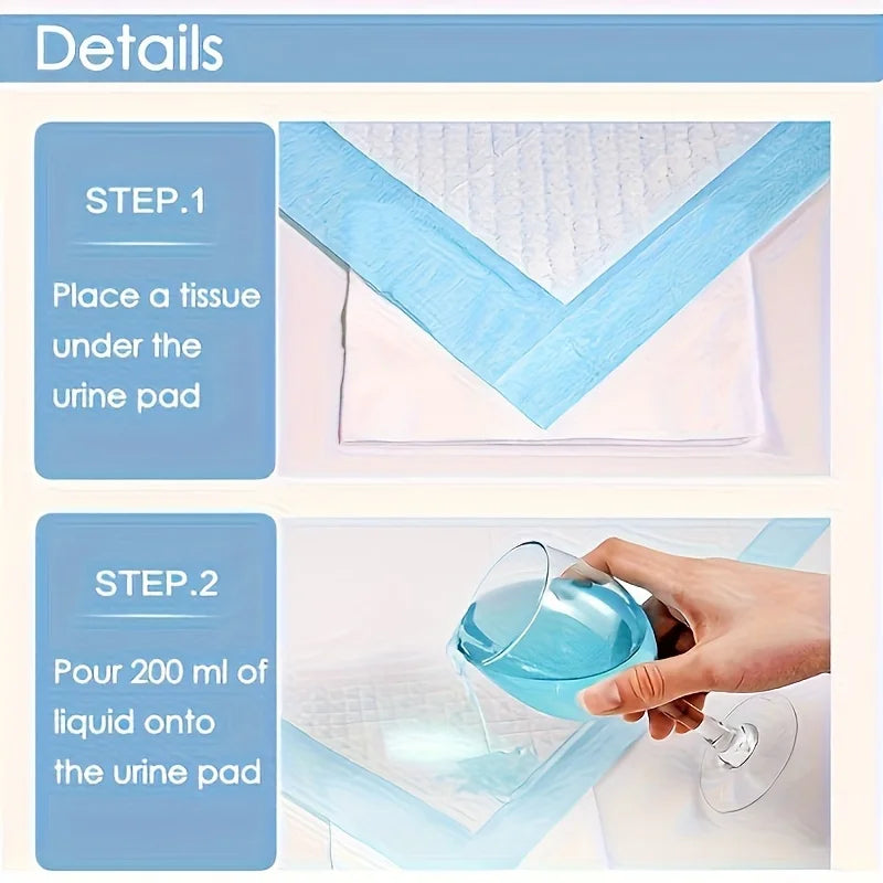 Disposable absorbent dog training pads