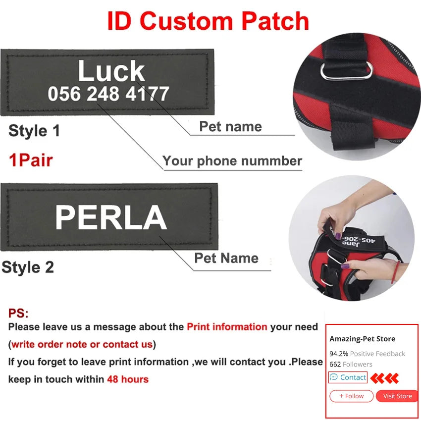 Personalized Dog Harness