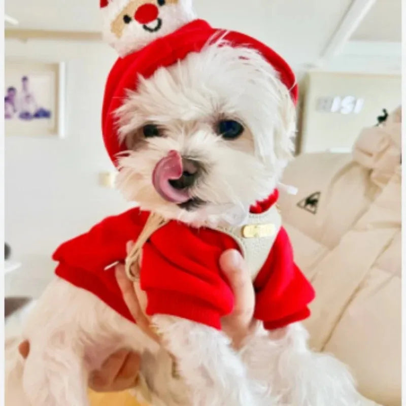 Pet Clothing for Small Medium Dogs Christmas Dog Clothes Puppy Cat Hodies Chihuahua Costume Christmas Pet Clothes Coat New Year