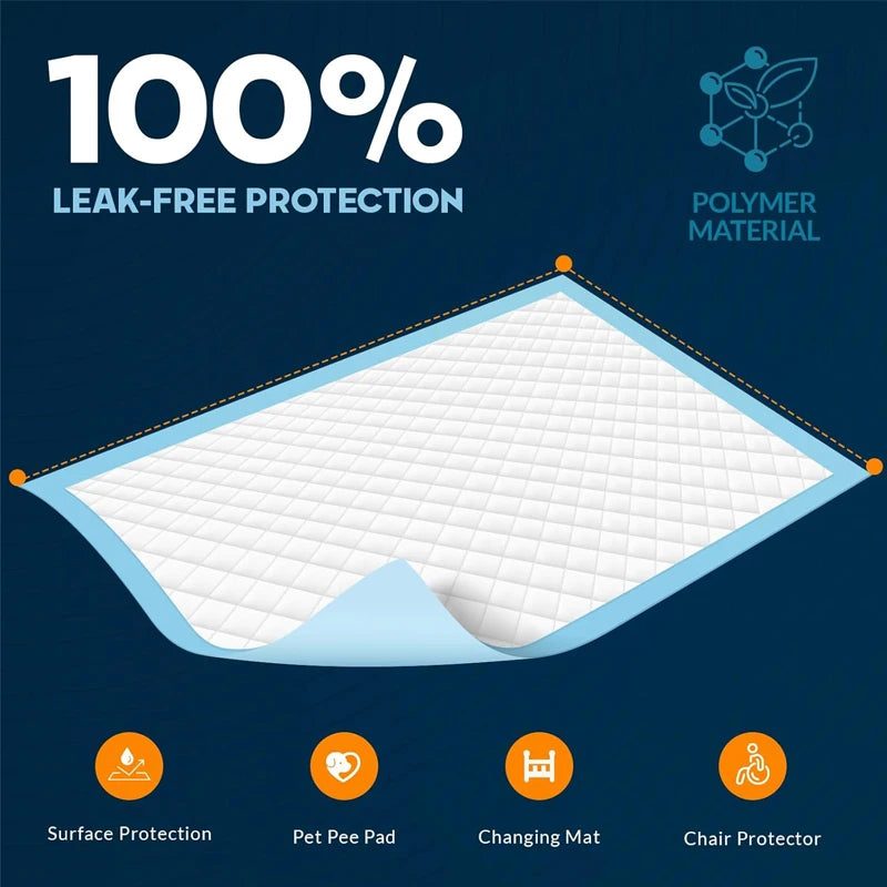 Disposable absorbent dog training pads