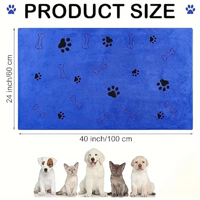 2pcs Soft Microfiber Dog Towels -