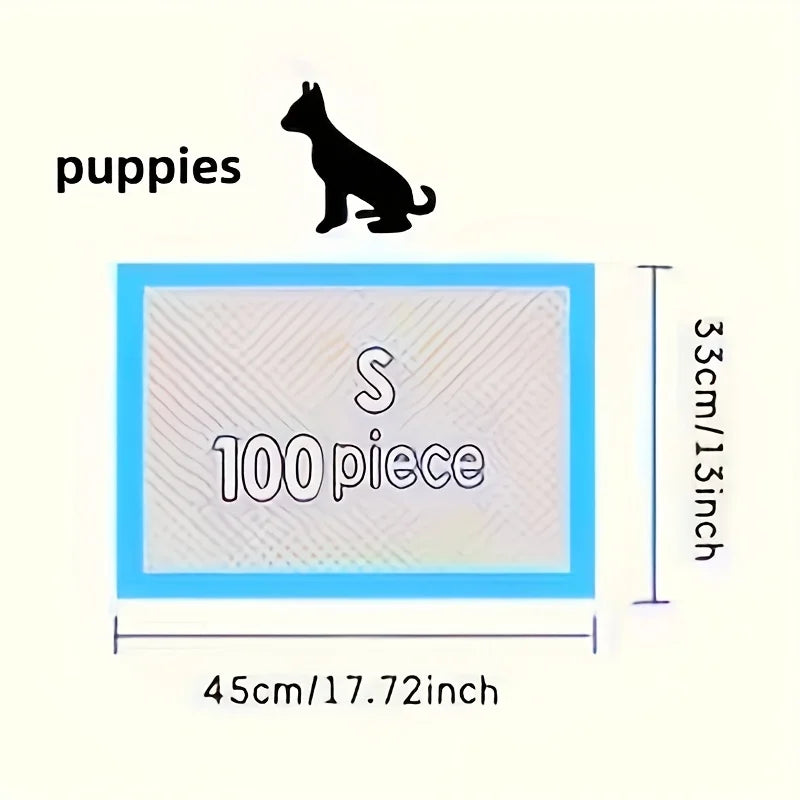 Disposable absorbent dog training pads