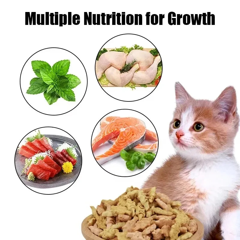 Crispy Catnip Fish Biscuits Pet Snacks